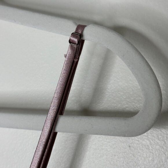 Kimchi Blue Mini-Dress Spaghetti Strap Ruffle metallic pink large - Picture 4 of 6